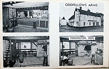 Oddfellows Arms trade card about 1970 [Z1306/126]